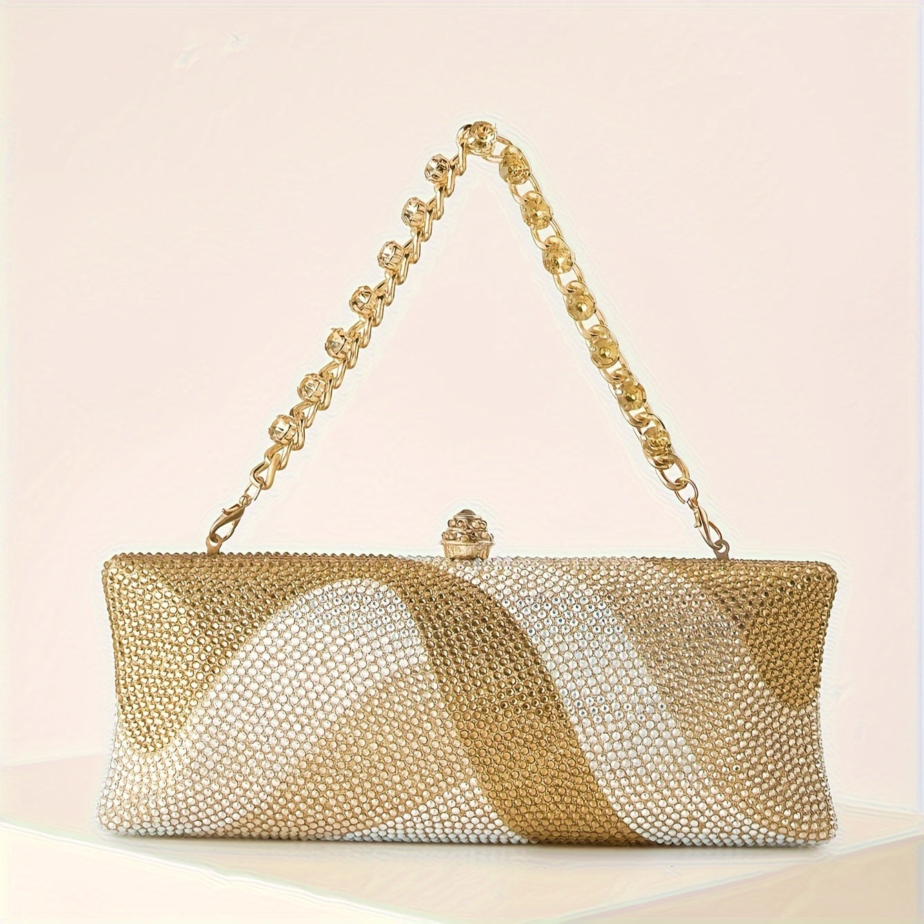 Sparkling Rhinestone Petite Clutch Lemon House