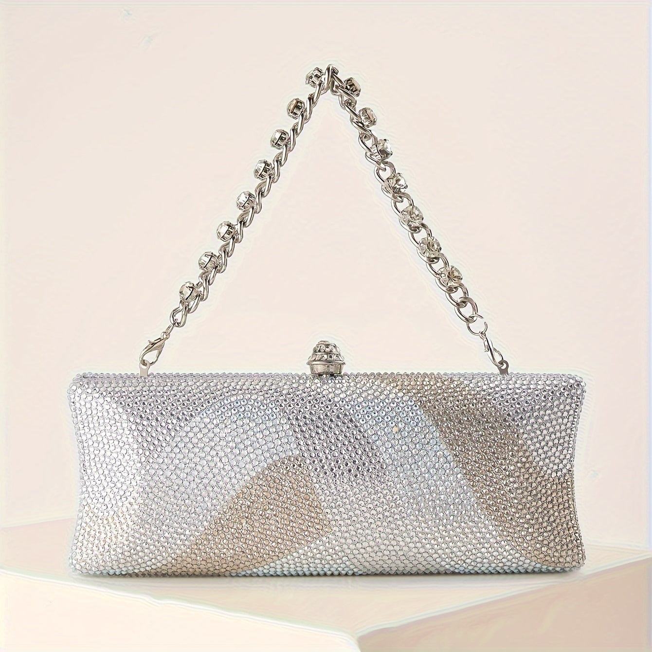 Sparkling Rhinestone Petite Clutch Lemon House