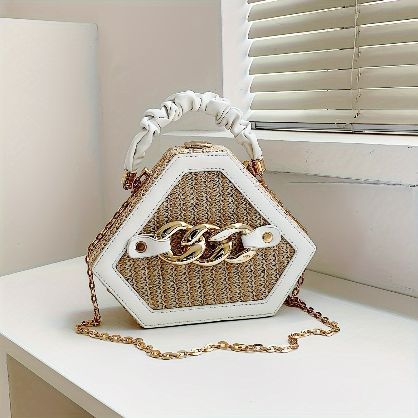 Fashion Niche Shaped Satchel Bag Lemon House