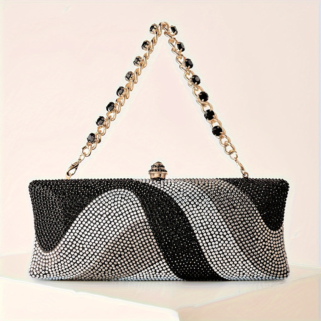 Sparkling Rhinestone Petite Clutch Lemon House