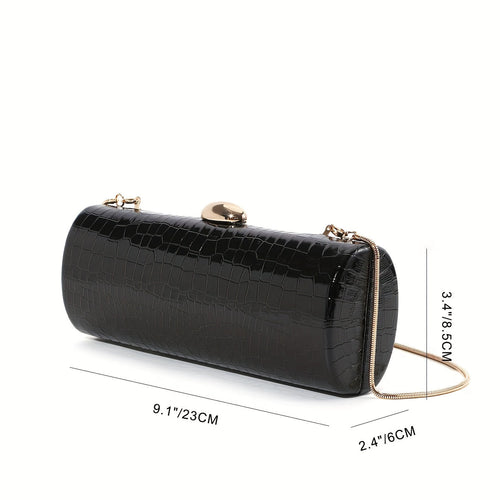 Elegant Crocodile Texture Clutch Purse Lemon House