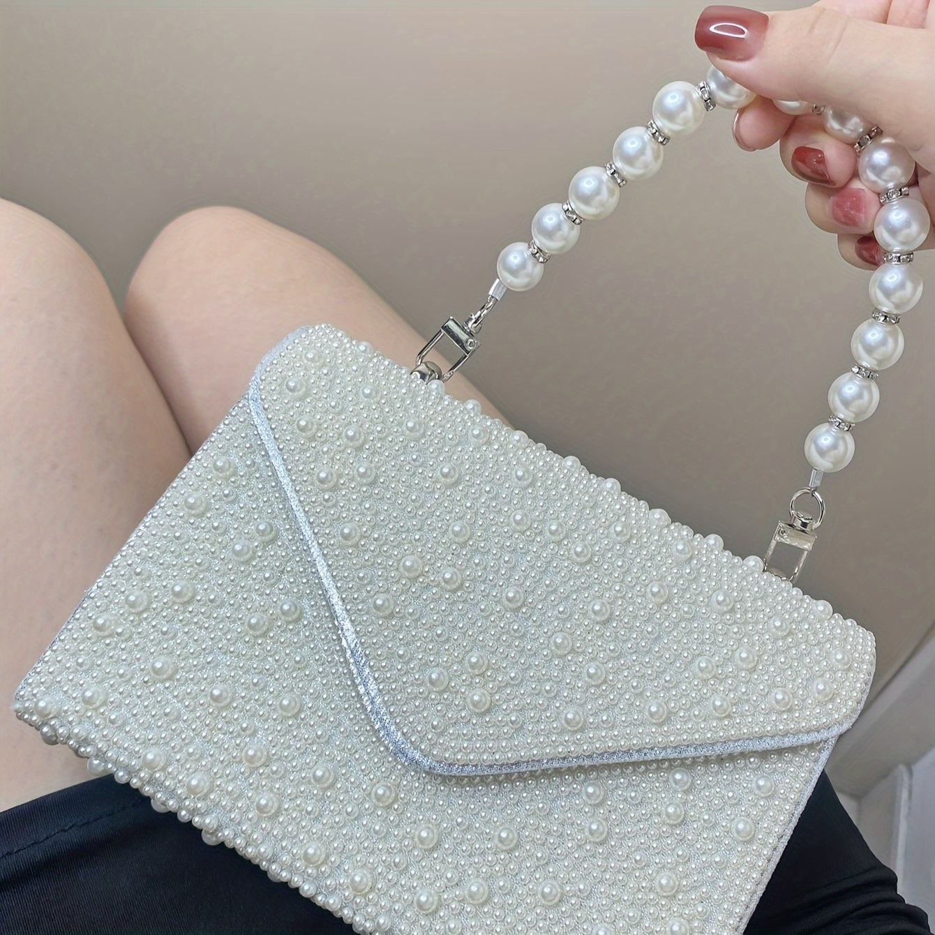 Ladies elegant evening bag luxury shiny handbag Lemon House